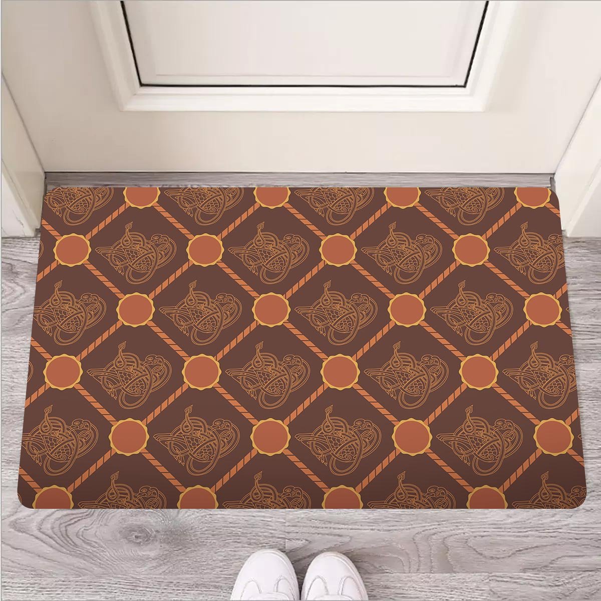 Ethnic Celtic Viking Norse Door Mat-grizzshop