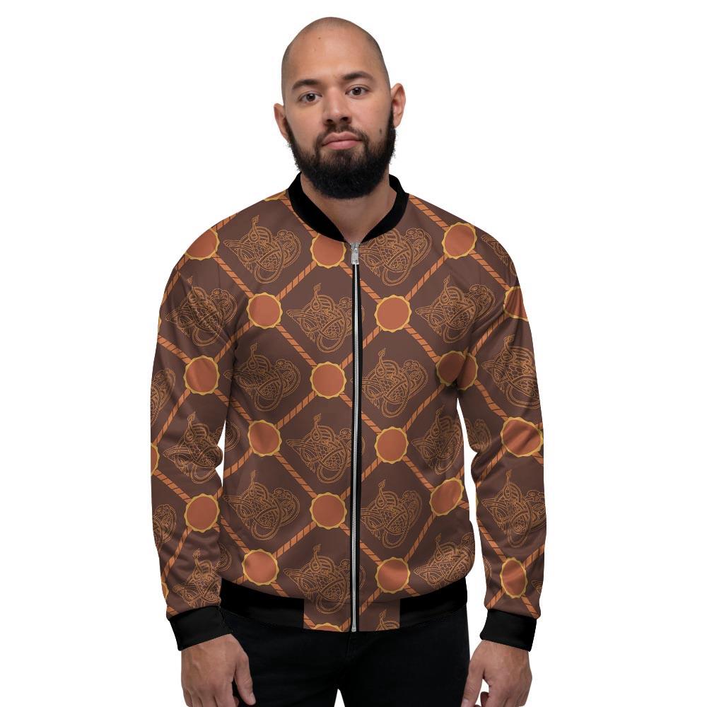 Ethnic Celtic Viking Norse Men's Bomber Jacket-grizzshop