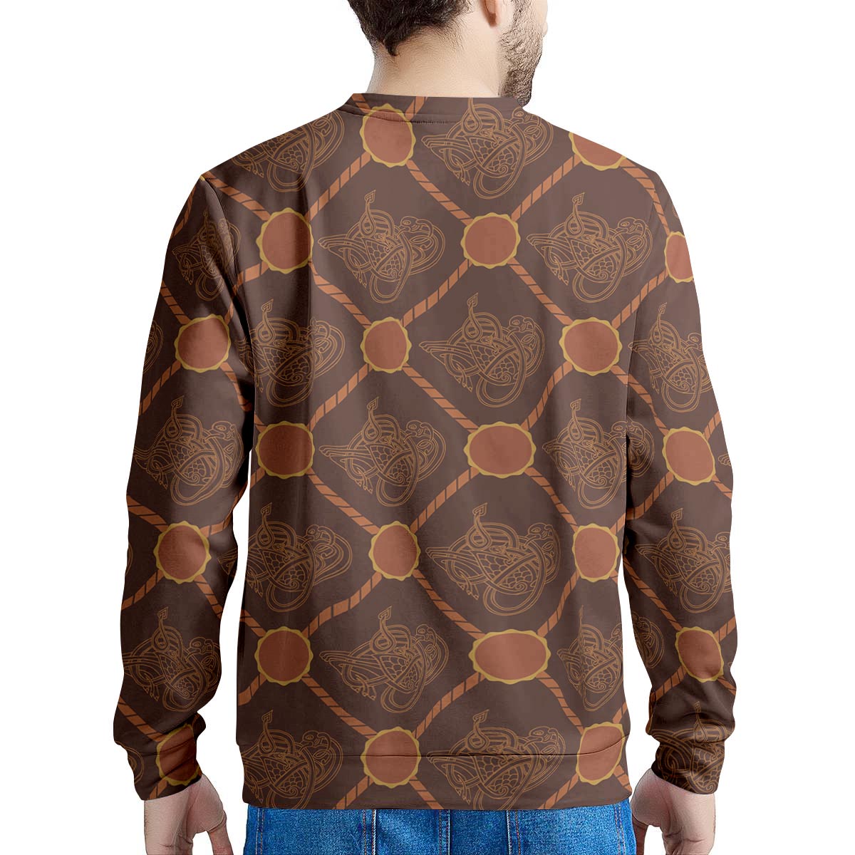 Ethnic Celtic Viking Norse Men's Sweatshirt-grizzshop