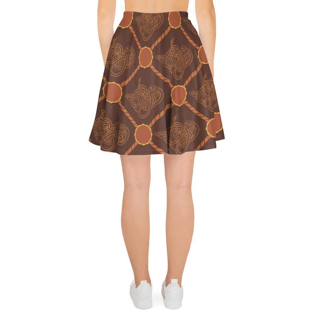 Ethnic Celtic Viking Norse Women's Skirt-grizzshop