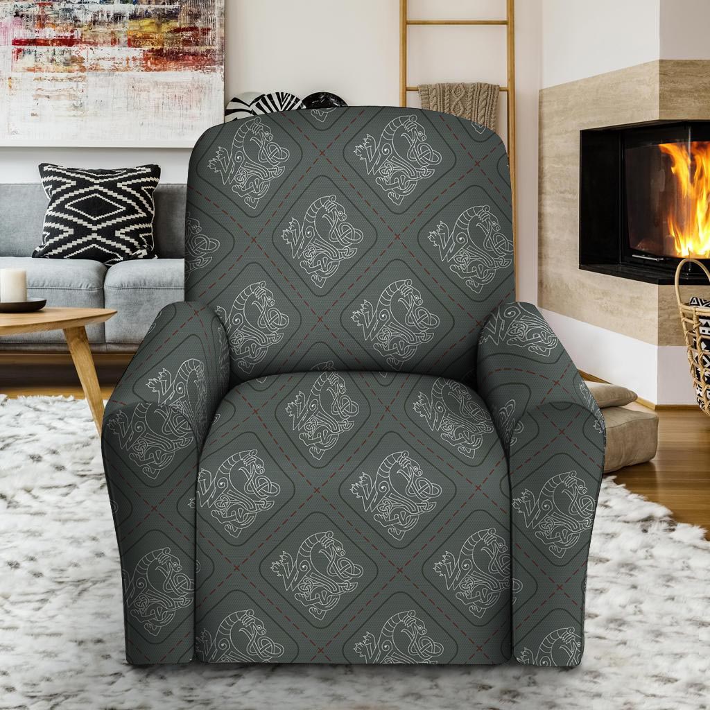 Ethnic Celtic Viking Recliner Cover-grizzshop