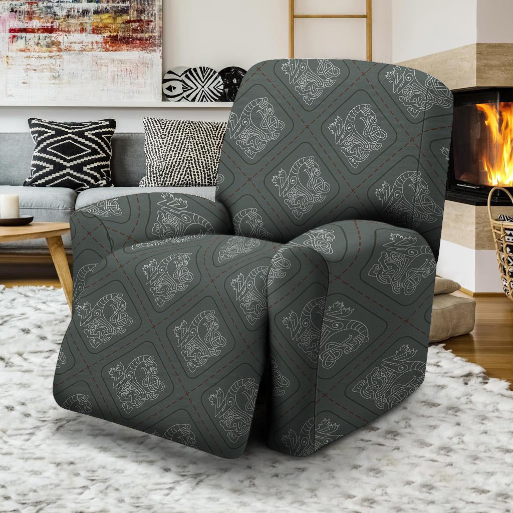 Ethnic Celtic Viking Recliner Cover-grizzshop