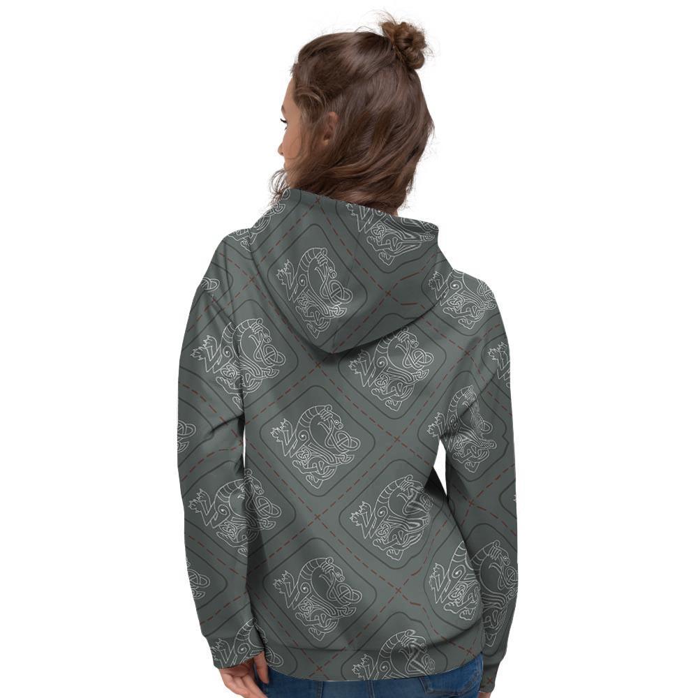 Ethnic Celtic Viking Women's Hoodie-grizzshop