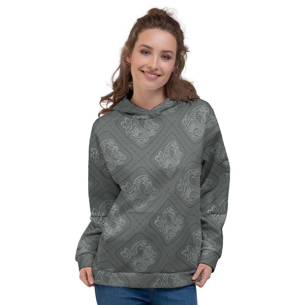 Ethnic Celtic Viking Women's Hoodie-grizzshop