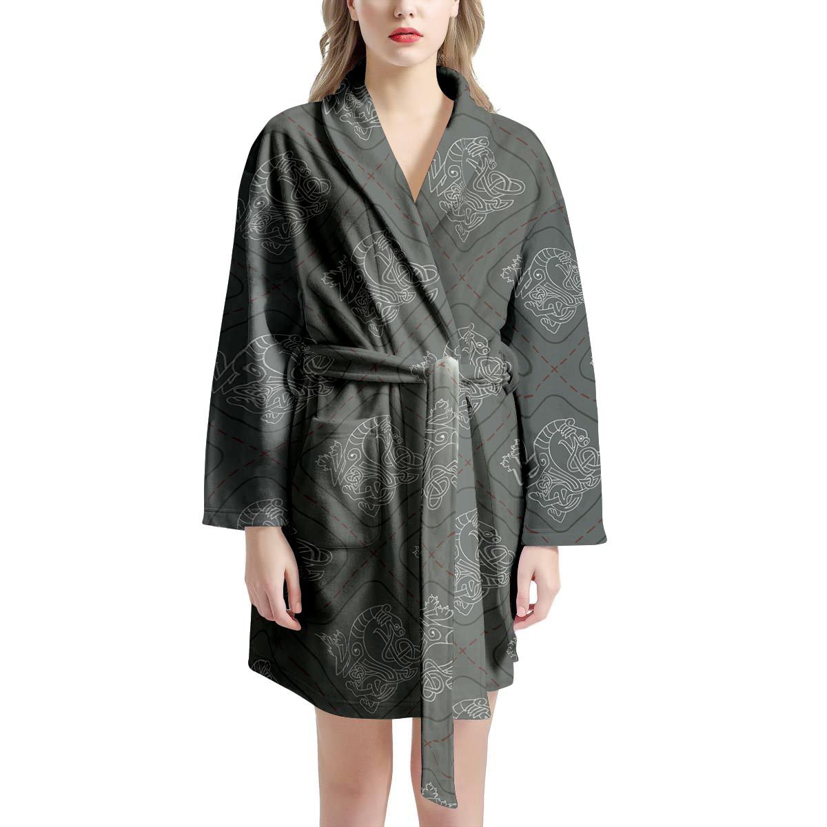 Ethnic Celtic Viking Women's Robe-grizzshop