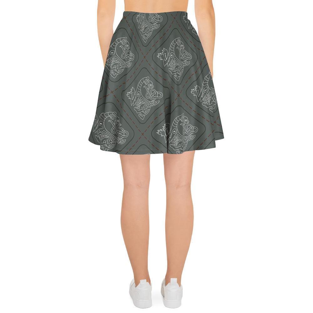 Ethnic Celtic Viking Women's Skirt-grizzshop