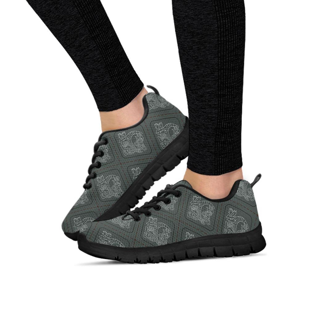 Ethnic Celtic Viking Women's Sneakers-grizzshop