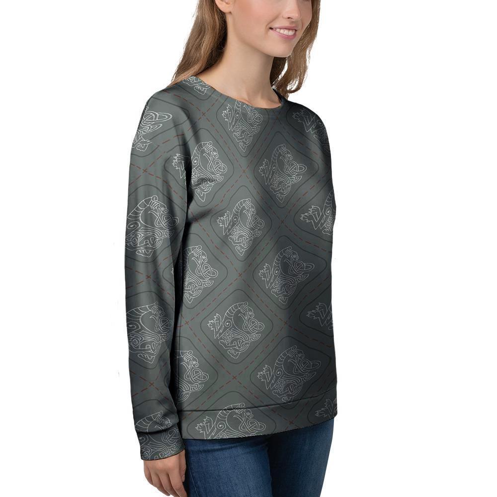 Ethnic Celtic Viking Women's Sweatshirt-grizzshop