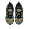 Ethnic Indian Print Pattern Black Sneaker-grizzshop