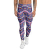 Ethnic Mandala And Indian Paisley Print Pattern Men's Leggings-grizzshop