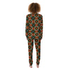 Ethnic Mandala Red Tribal Print Women's Pajamas-grizzshop