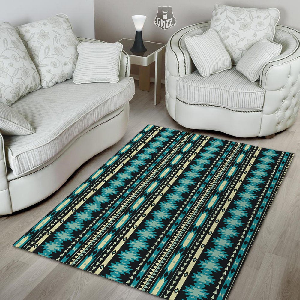 Ethnic Native Print Pattern Floor Mat-grizzshop
