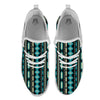 Ethnic Native Print Pattern White Athletic Shoes-grizzshop