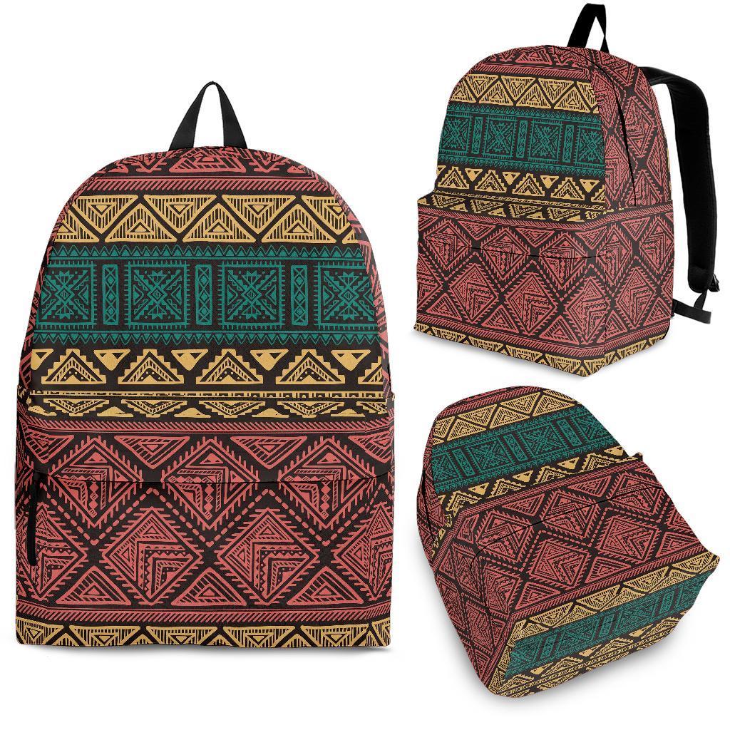 Ethnic Pattern Print Backpack-grizzshop