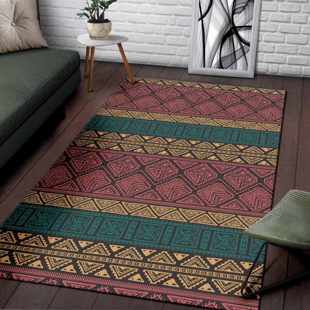 Ethnic Pattern Print Floor Mat-grizzshop