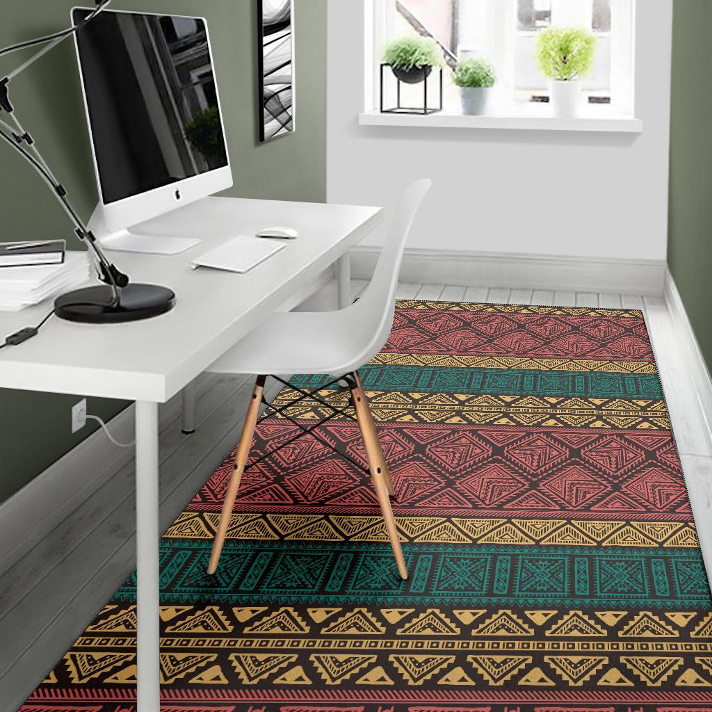 Ethnic Pattern Print Floor Mat-grizzshop