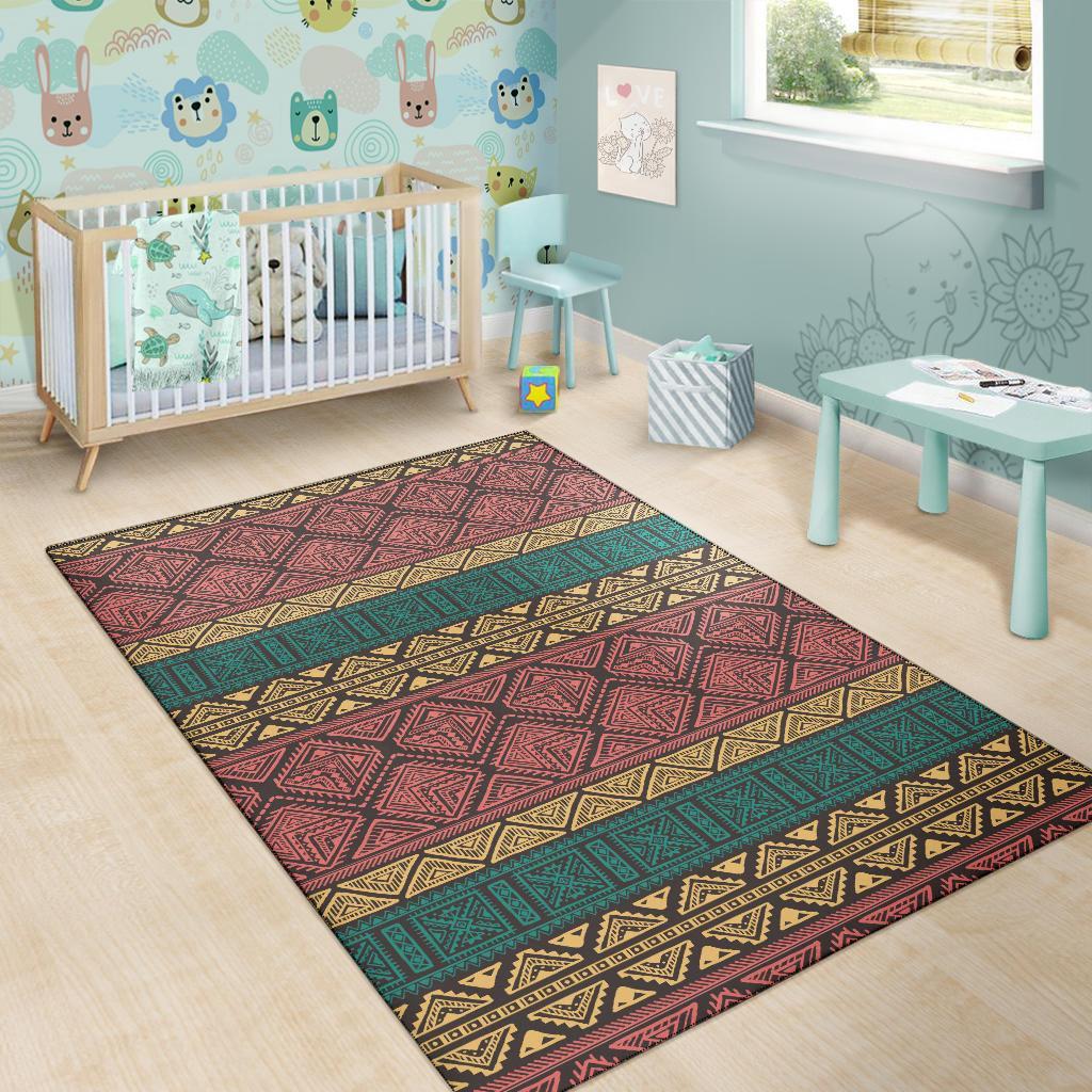 Ethnic Pattern Print Floor Mat-grizzshop