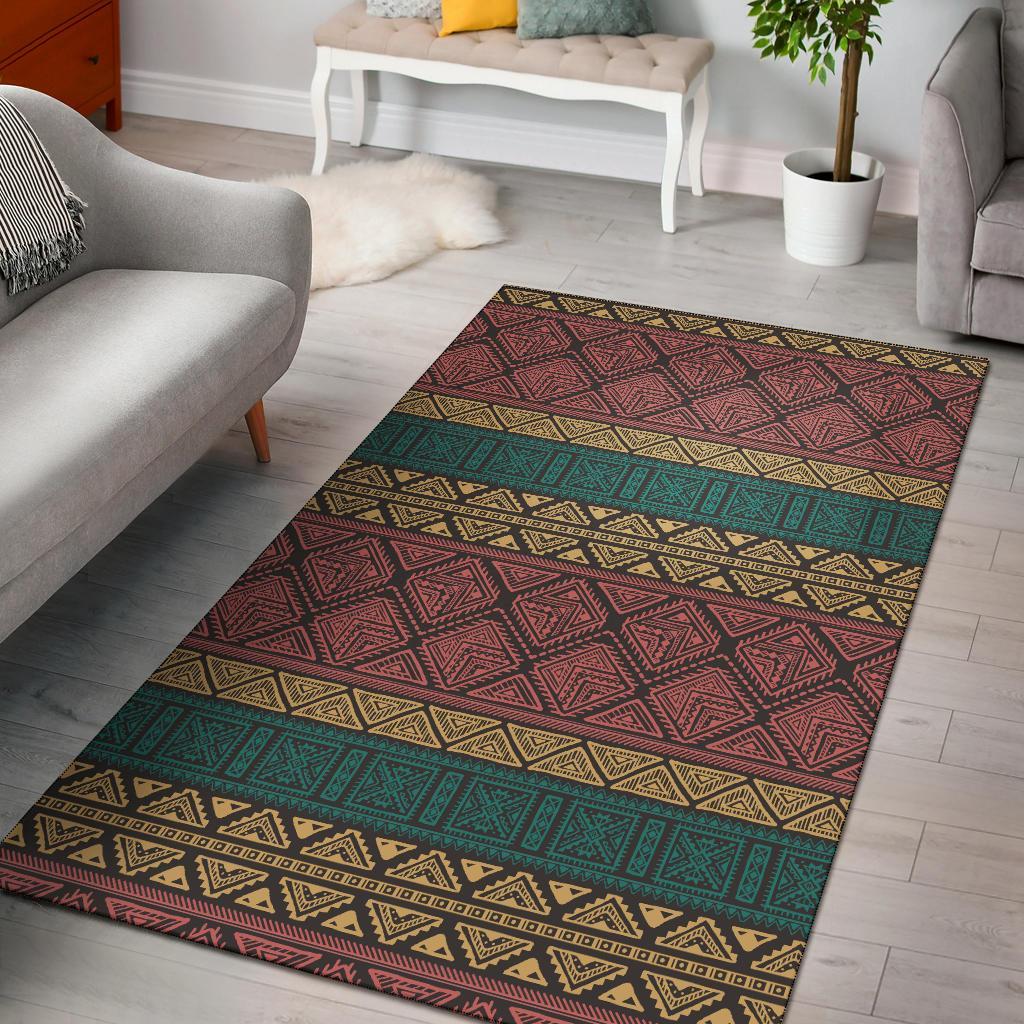 Ethnic Pattern Print Floor Mat-grizzshop