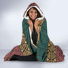 Ethnic Pattern Print Hooded Blanket-grizzshop