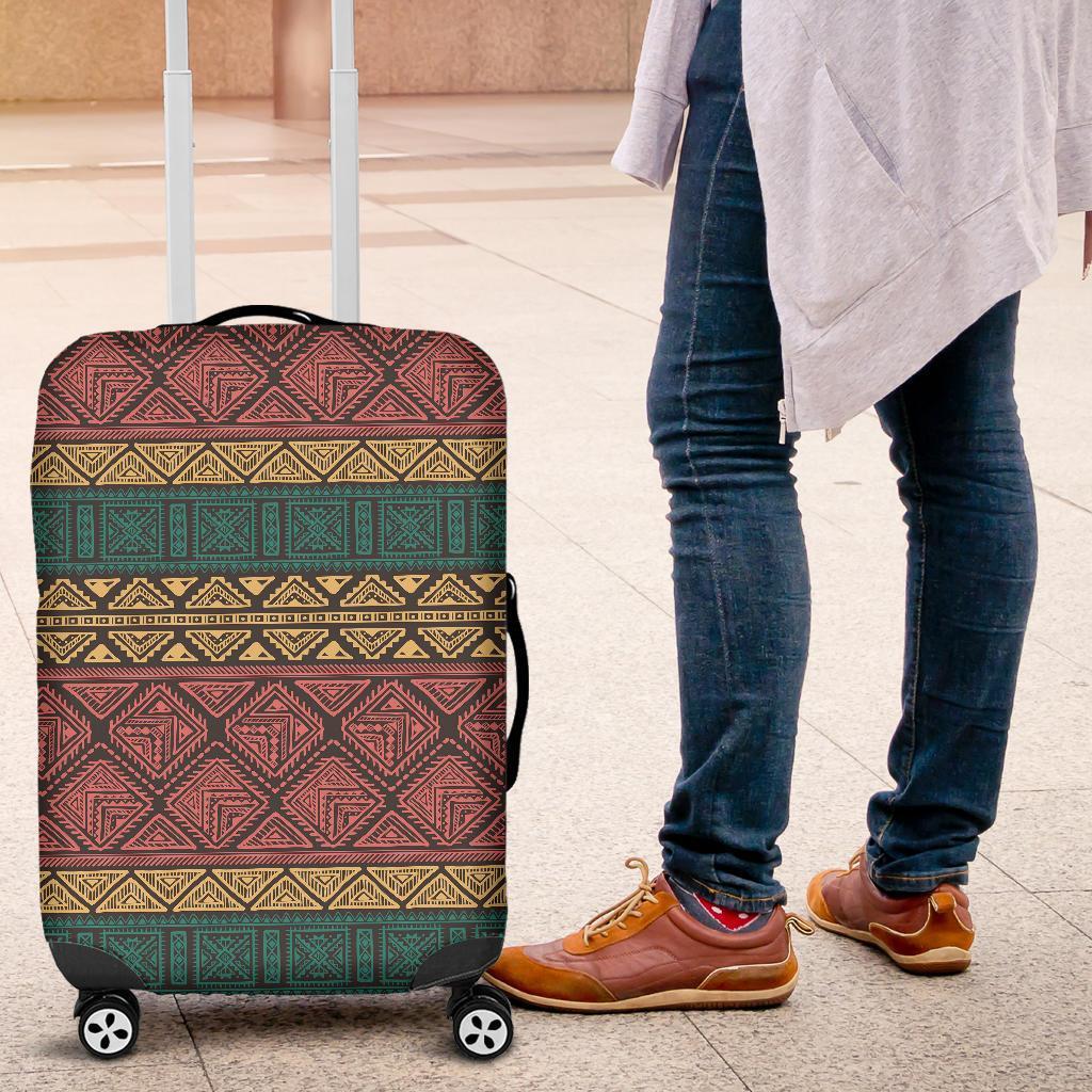 Ethnic Pattern Print Luggage Cover Protector-grizzshop