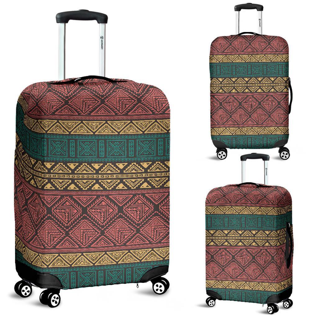 Ethnic Pattern Print Luggage Cover Protector-grizzshop