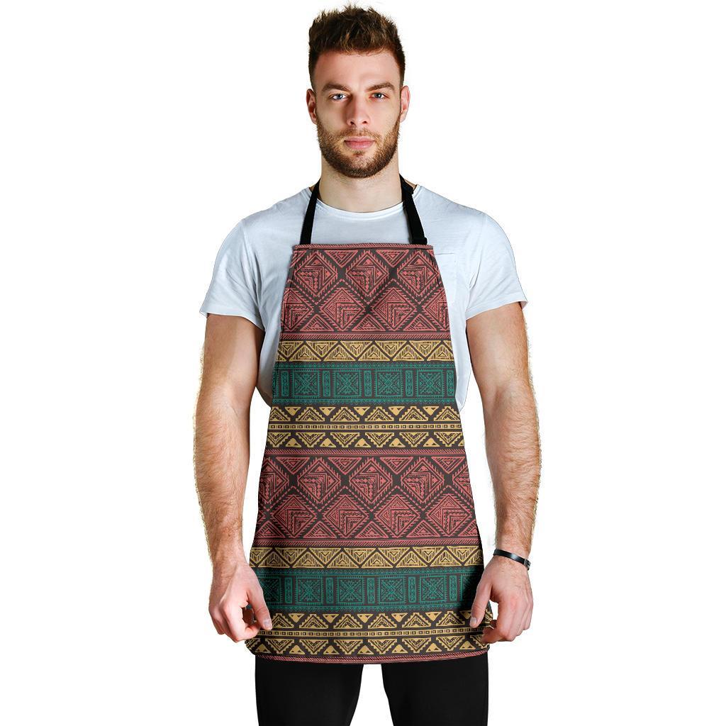 Ethnic Pattern Print Men's Apron-grizzshop