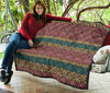 Ethnic Pattern Print Quilt-grizzshop