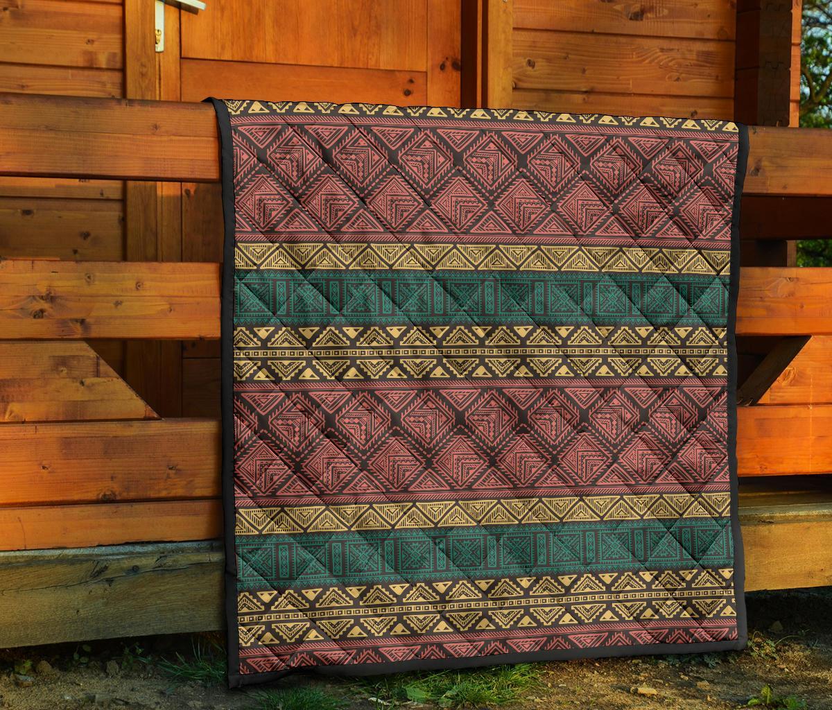 Ethnic Pattern Print Quilt-grizzshop