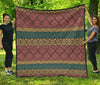 Ethnic Pattern Print Quilt-grizzshop