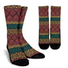 Ethnic Pattern Print Unisex Crew Socks-grizzshop