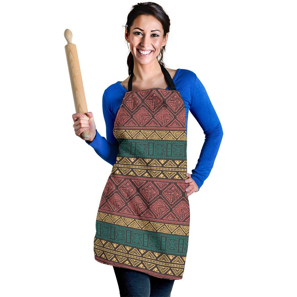 Ethnic Pattern Print Women's Apron-grizzshop