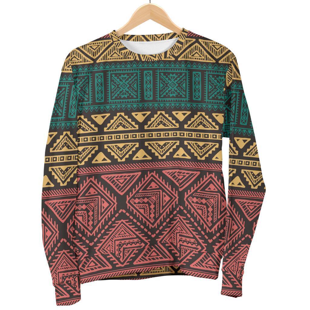 Ethnic Pattern Print Women's Sweatshirt-grizzshop