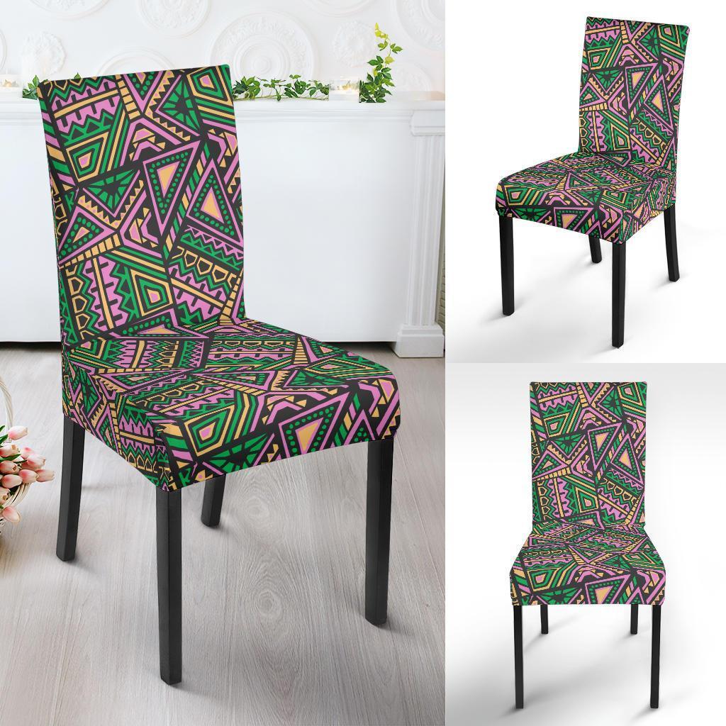 Ethnic Pink Print Pattern Chair Cover-grizzshop