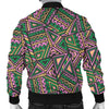 Ethnic Pink Print Pattern Men's Bomber Jacket-grizzshop