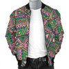 Ethnic Pink Print Pattern Men's Bomber Jacket-grizzshop