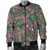 Ethnic Pink Print Pattern Men's Bomber Jacket-grizzshop