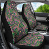 Ethnic Pink Print Pattern Universal Fit Car Seat Covers-grizzshop