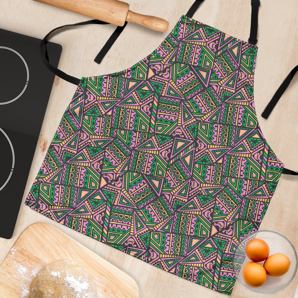 Ethnic Pink Print Pattern Women's Apron-grizzshop