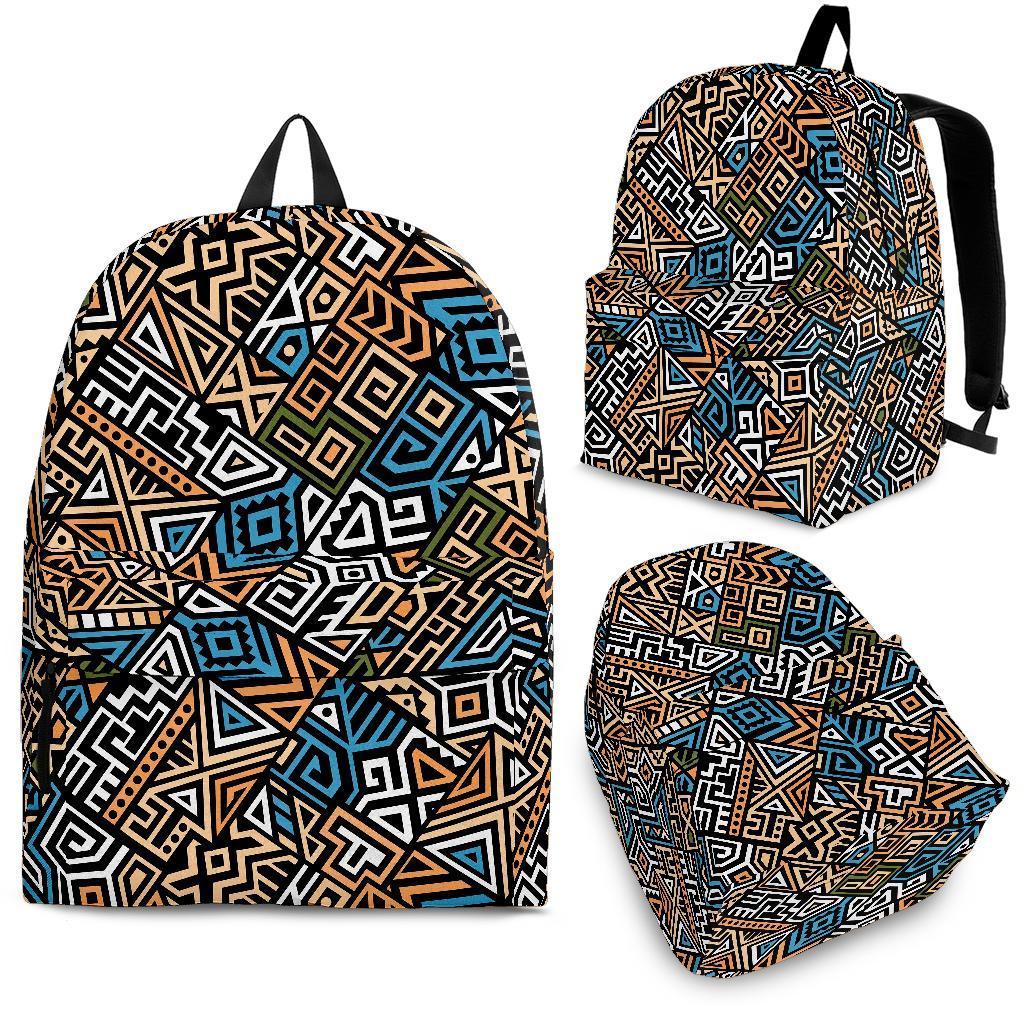 Ethnic Print Pattern Backpack-grizzshop