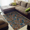 Ethnic Print Pattern Floor Mat-grizzshop