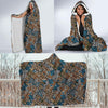 Ethnic Print Pattern Hooded Blanket-grizzshop