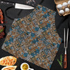 Ethnic Print Pattern Men's Apron-grizzshop