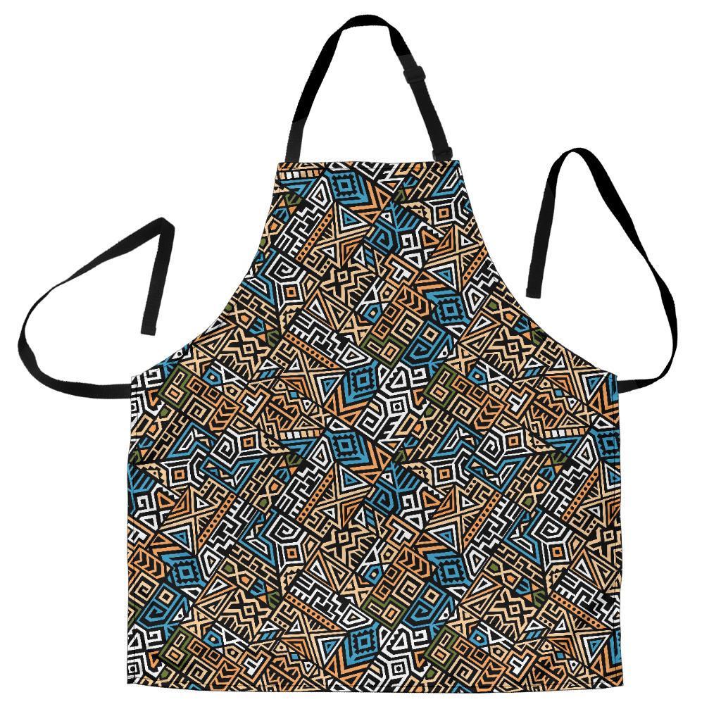 Ethnic Print Pattern Men's Apron-grizzshop