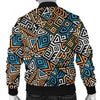 Ethnic Print Pattern Men's Bomber Jacket-grizzshop