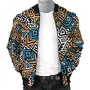 Ethnic Print Pattern Men's Bomber Jacket-grizzshop