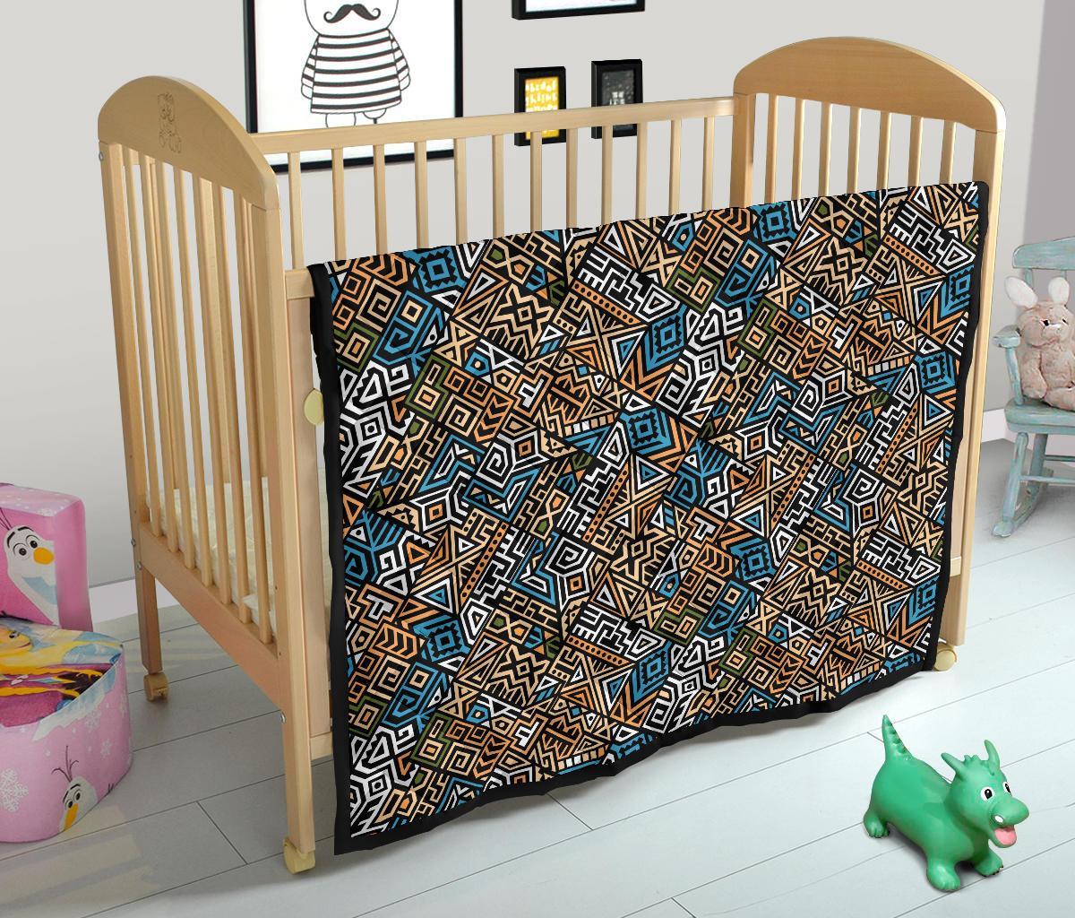 Ethnic Print Pattern Quilt-grizzshop