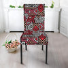 Ethnic Red Print Pattern Chair Cover-grizzshop