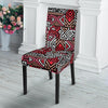 Ethnic Red Print Pattern Chair Cover-grizzshop