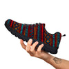 Ethnic Tribal Print Pattern Black Sneaker-grizzshop