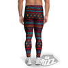 Ethnic Tribal Print Pattern Men's Leggings-grizzshop